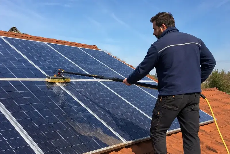 Nettoyage et entretien de panneaux solaires à Évellys